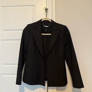 White House Black Market Classic Black Blazer & Slim Ankle Pants